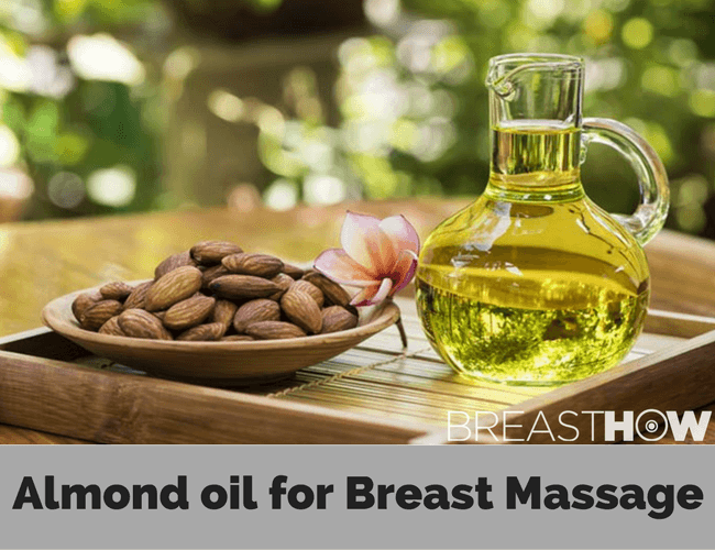 Almond oil for Breast Massage